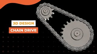 Chain drive | Power transmission | Mechanical engineering #cad #3danimation #solidworks