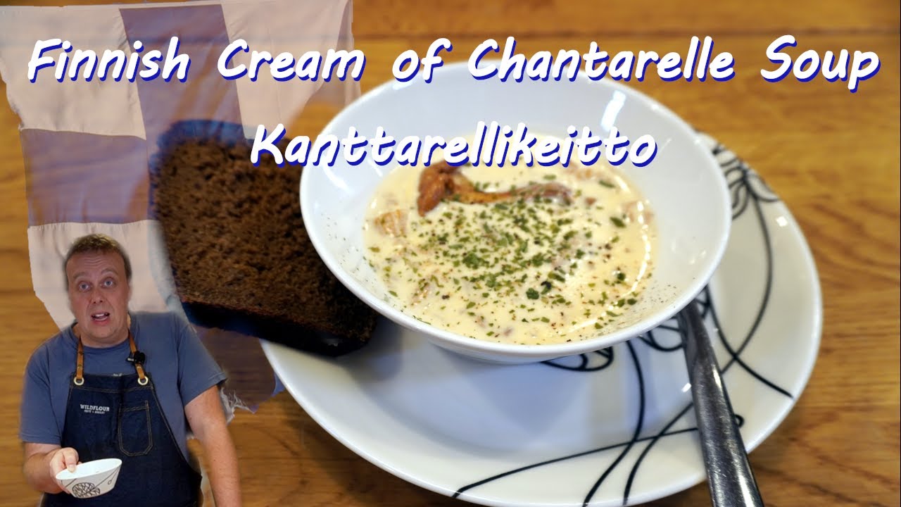 Finnish Cream of Chantarelle Soup | Kanttarellikeitto