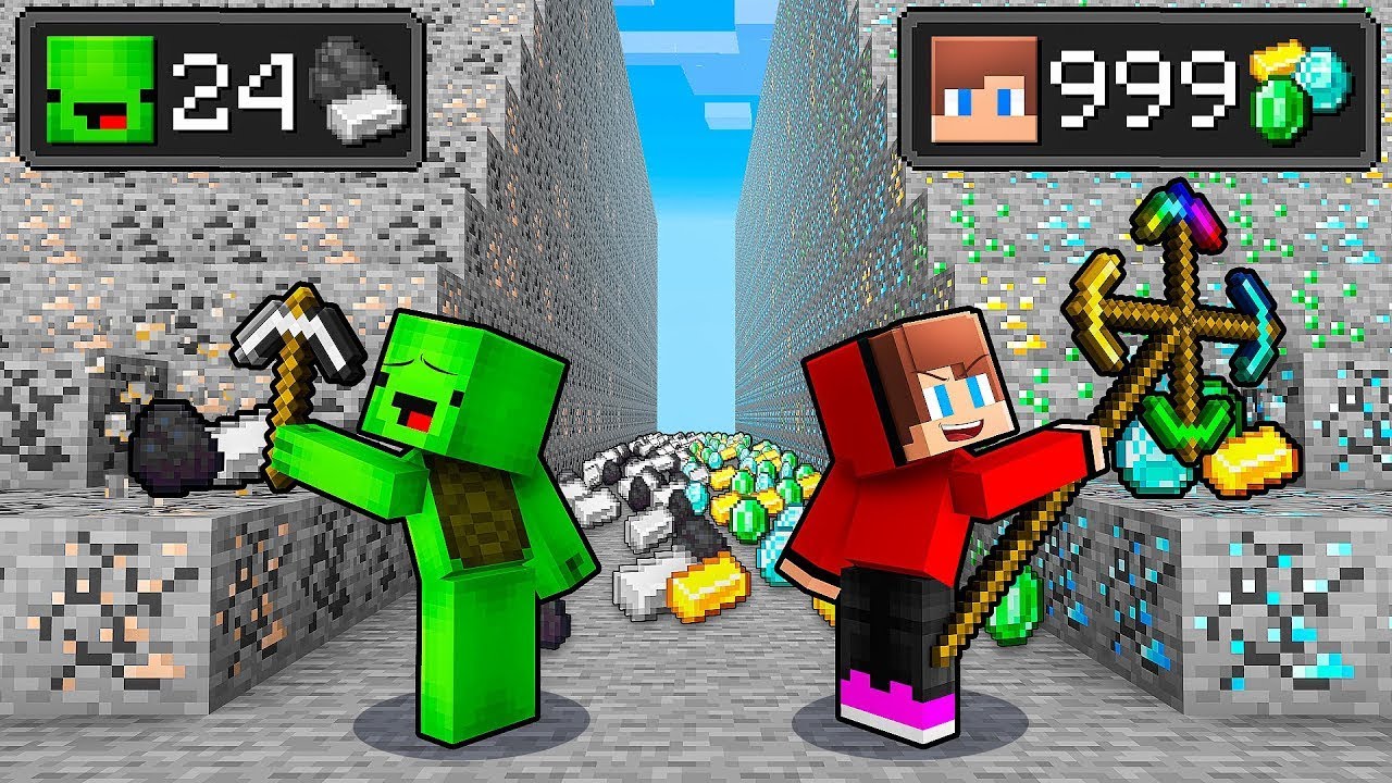 我的世界：挖空房间大比拼！