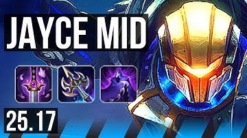 JAYCE vs XERATH (MID) | 15/5/19, Godlike | KR Master | 25.17