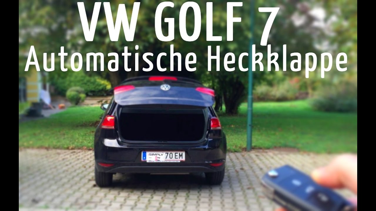 Heckklappe geht nicht auf - VW Golf 7: Wie Öffnen! 