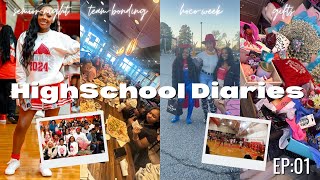 ☆HighSchool Diaries EP:01☆(senior night, hocoweek, games, team bonding)|| Destiny Ja’Nay