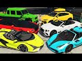 GTA 5 - Stealing Luxury Billionaire Cars with Trevor! (Real Life Cars #18)