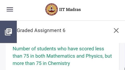 # week 6 Computational thinking Graded Assignment #bs degree #iitm# IIT MADRAS #