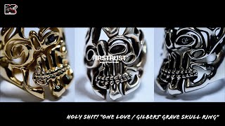ONE LOVE / GILBERT GRAVE SKULL RING w/ EYE | SILVER x