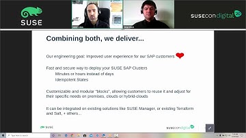 TUT-1092: Bootstrapping SLES for SAP HANA & NetWeaver clusters with Terraform & Salt