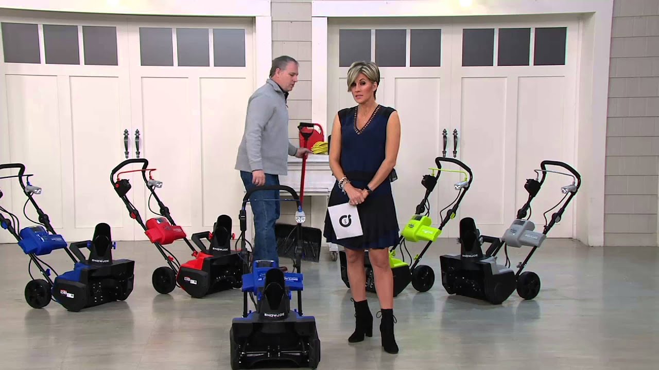 Snow Joe 18" Cordless 5-Amp Rechargeable Snow Blower on ...