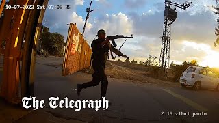 video: Watch: CCTV shows Hamas gunman executing festival-goer at point-blank range