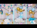 Centro de Mesa con Globos para BABY SHOWER / 2 Bellas Ideas / DIY Baby Shower Centerpiece