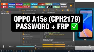 OPPO A15s (CPH2179) PASSWORD + FRP bypass with UNLOCKTOOL