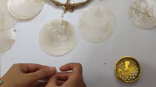 Celebrity Capiz Shell Windchime // Diy Net Worth