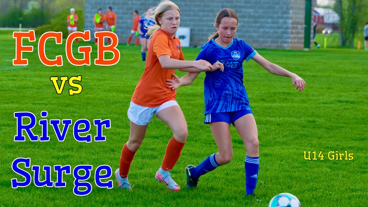 U14 Girls Soccer FCGB vs River Surge at Ashwaubenon Sports Complex in De Pere WI 05-10-24