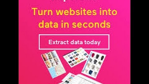 How to Extract Data from import io