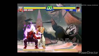AetherSX2 Ps2 emulator for Android - Capcom Fighting Evolution gameplay on Galaxy S9+ screenshot 4