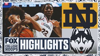 Notre Dame Fighting Irish vs. No. 1 UConn Huskies Highlights 🏀 FOX College Hoops screenshot 1