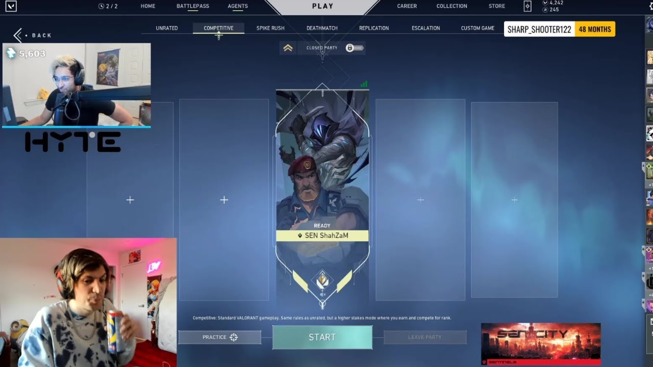 xQc reacts to ShaZam getting dropped from Sentinels