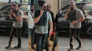 Rocking Star Yash Powerful Entry At Hyderabad Airport For KGF 2 Promotions | Life Andhra Tv