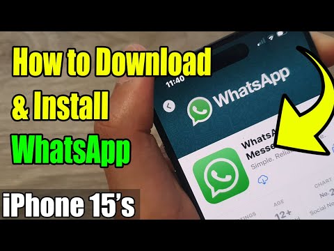 IPhone 15 S How To Download Install WhatsApp
