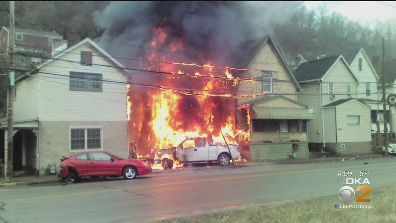 Vehicle Plows Into Gas Line, Sparking Major Fire