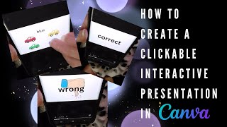 How to Create an Clickable Interactive Presentation using Hyperlinks in Canva
