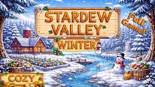 Stardew Valley Year 1 Winter (Full Season) ❄️ No Commentary | Relaxing 9 Hour Gameplay