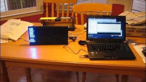 Freetronics DMD display for Motorama 2013