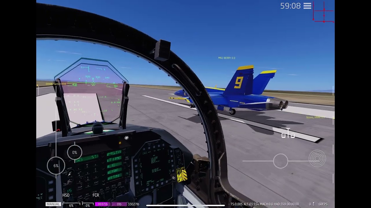 【CarrierLandingHD】CLHD Blue Angels aerobatic training   2025/2/8