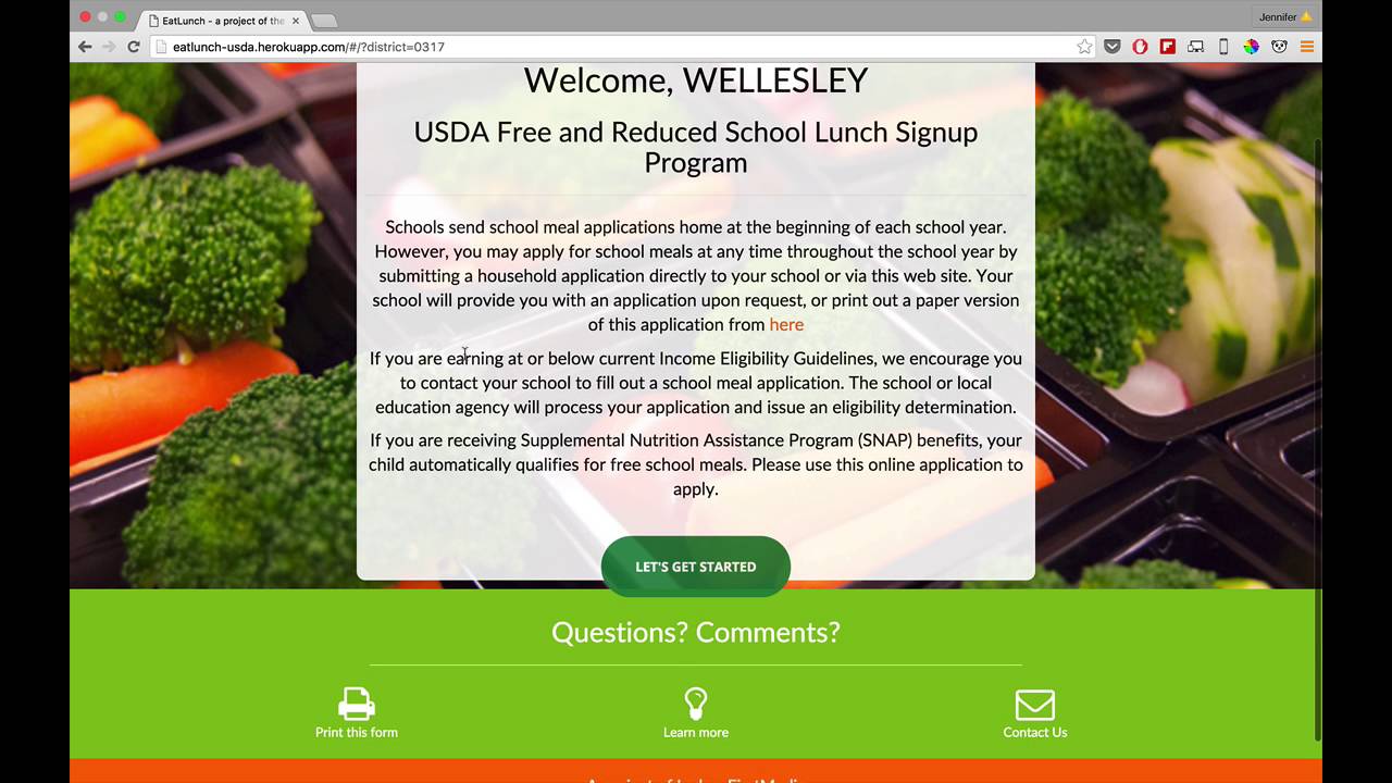 Demo of my Submission to the USDA UX Hackathon - YouTube