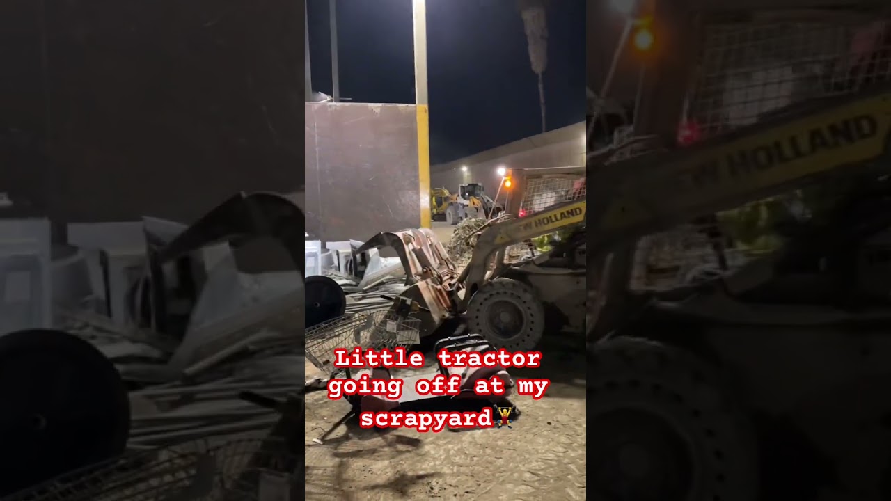 SCRAP YARD TRACTOR WORK AFTER DARK! Coach  Dom Costa's LA Night Shift
