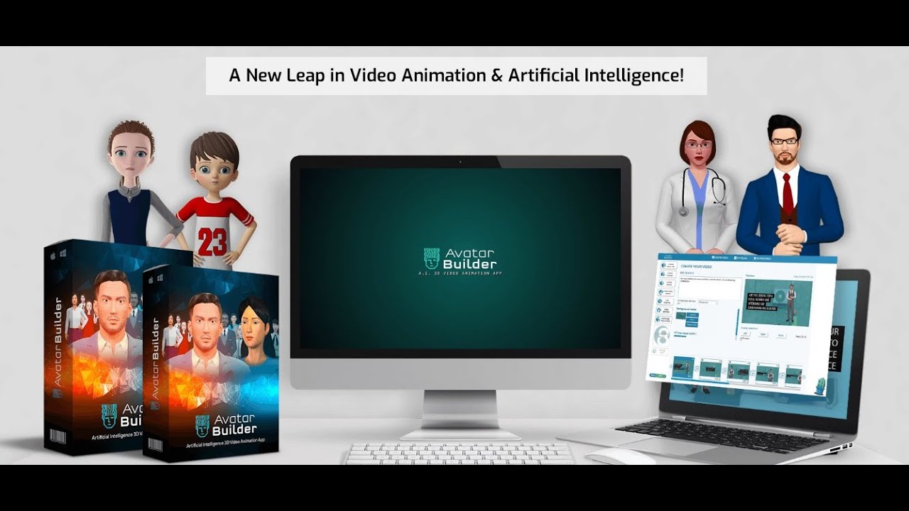 AvatarBuilder Commercial (Unlimited)| Leverage Cutting-Edge 3D Animation, Artificial Intelligence|