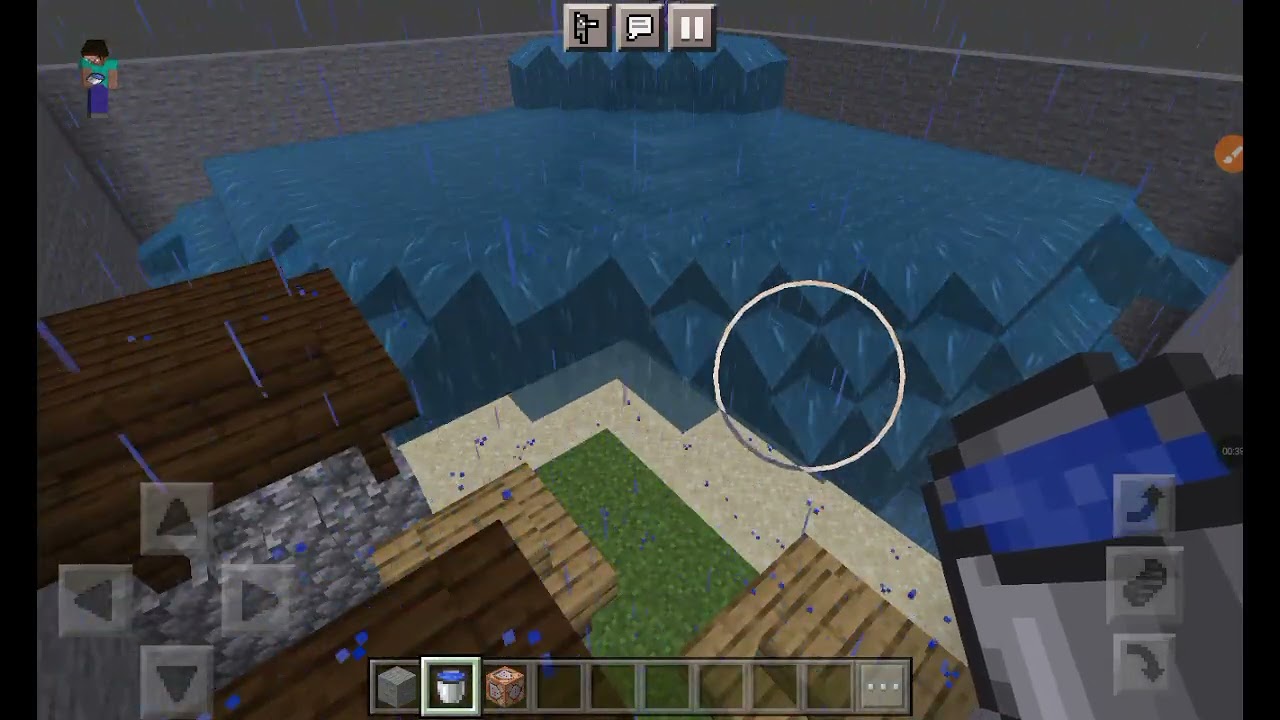 Pillage V/S Village in Minecraft Tsunami Mod