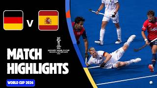 Germany  vs Spain Hockey Match Highlights | FINAL | Men's Hockey World Cup 2026