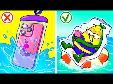 How Do YOU Get in the POOl? || Public Pool Crazy Situations by Avocadoo