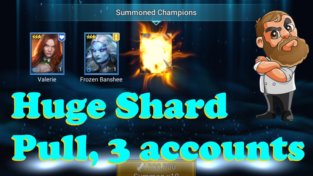 Ancient Shard💎 Pull from 3 accounts, how many will get Lucky?🎇👍