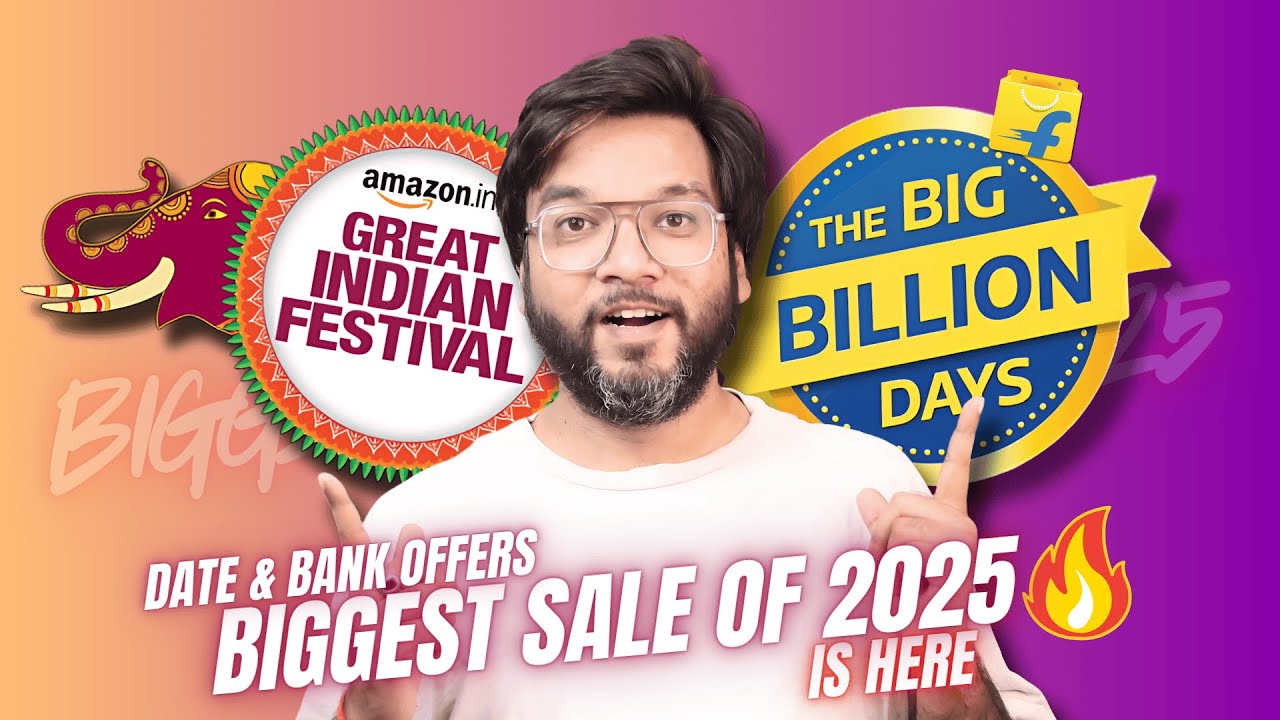 Flipkart Big Billion Days & Amazon Great Indian Festival Sale 2025 | Date & Bank Offer Revealed 🔥💥