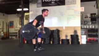 Halting snatch deadlift + snatch pull + snatch