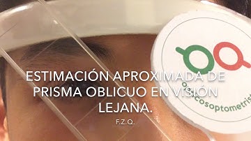 Estimación aproximada de un prisma oblicuo.