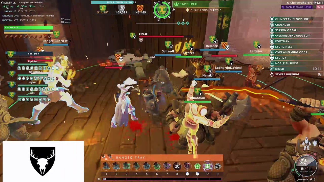 A ganked Archer and his revenge - Crowfall PVP Diarys