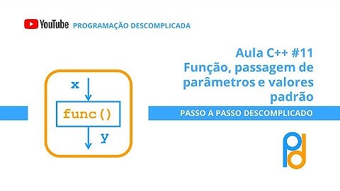 Linguagem C++ | Aula 11 - Função, passagem de parâmetros e valores padrão