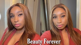 The Easiest Pre Highlighted Wig Install Ft Amazon Beauty Forever Hair