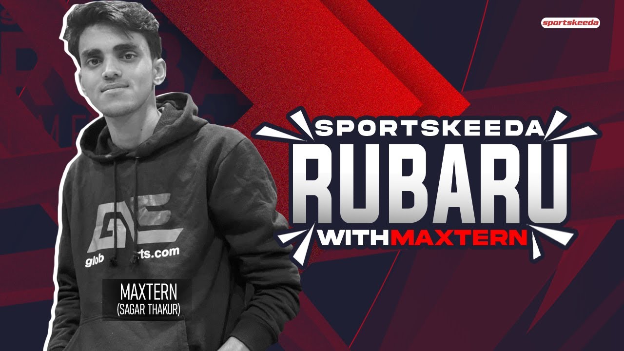 Sportskeeda Rubaru with Maxtern |Maxtern shares journey & gives tips on becoming a youtuber | PUBGM