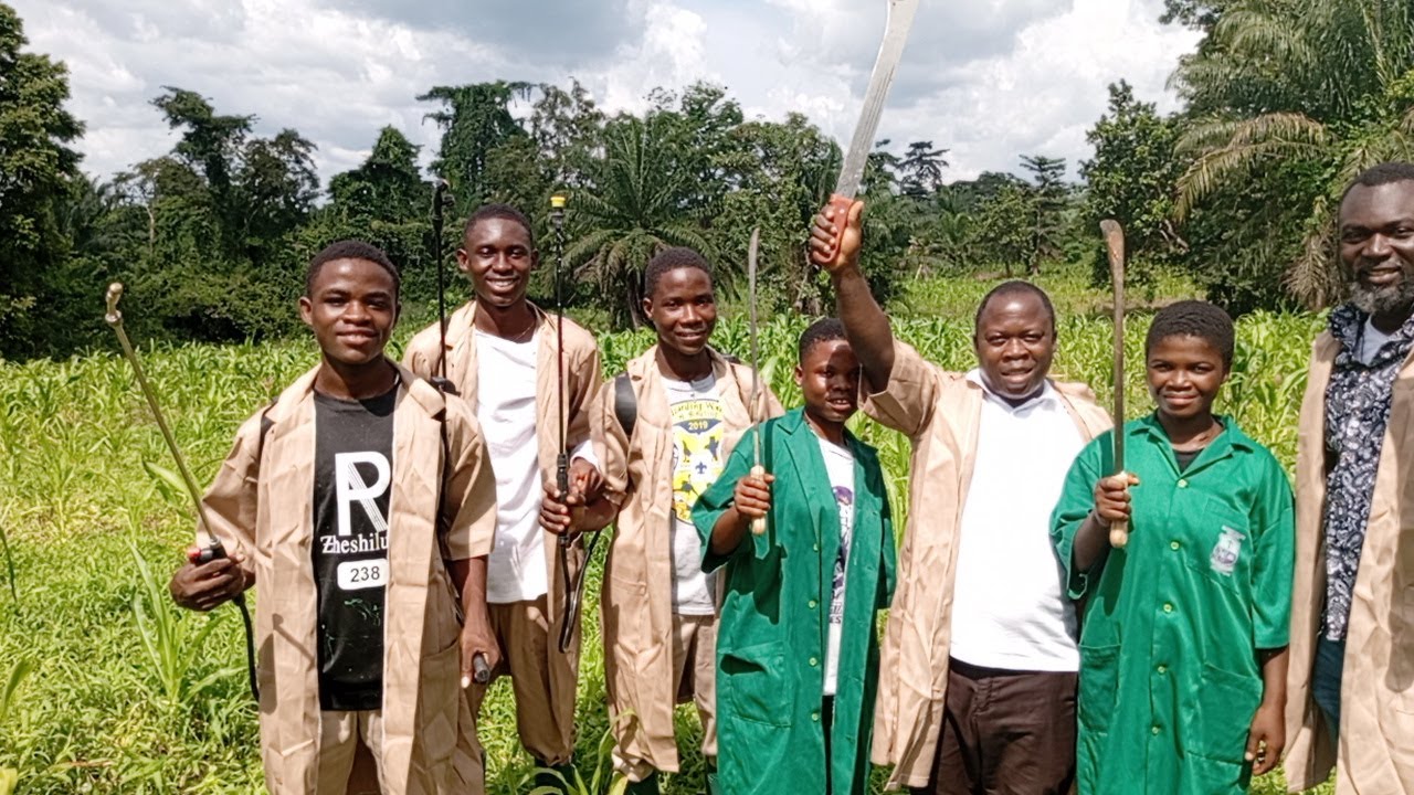 Teachers and students welcomed president Mahama's Feed Ghana program in Oti Region