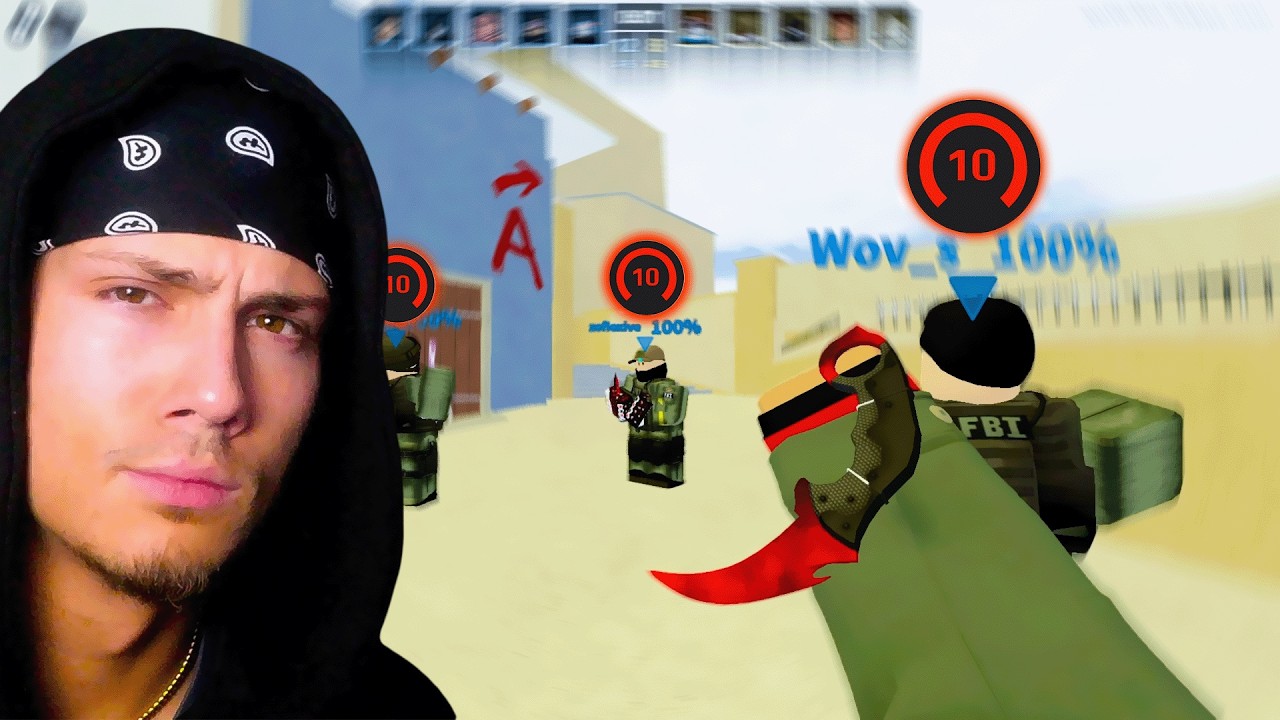 FACEIT Level 10 vs Roblox Pros (Counterblox)