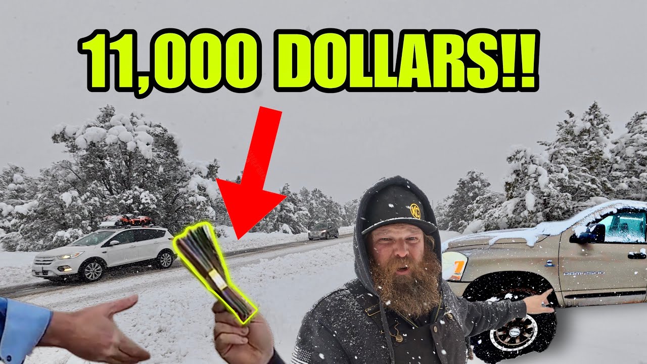 Did I Get Ripped Off..? Salvage Truck Rescues 30 People From A Blizzard!!