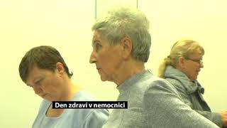 Nový Jičín nemocnice Den zdraví 19.10.2015 Cantes Opavsko canisterapie