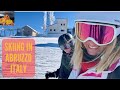 Skiing in abruzzo italy ski resort majelletta we exploring abruzzo