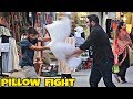 Pillow Fight With Stranger's | Prank In Pakistan