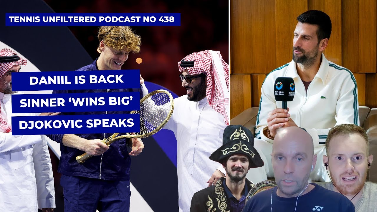 Medvedev is back, Djokovic revelations, Six Kings Slam under fire | Tennis Unfiltered 438