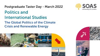Politics and International Studies: Postgraduate Taster Day 2022