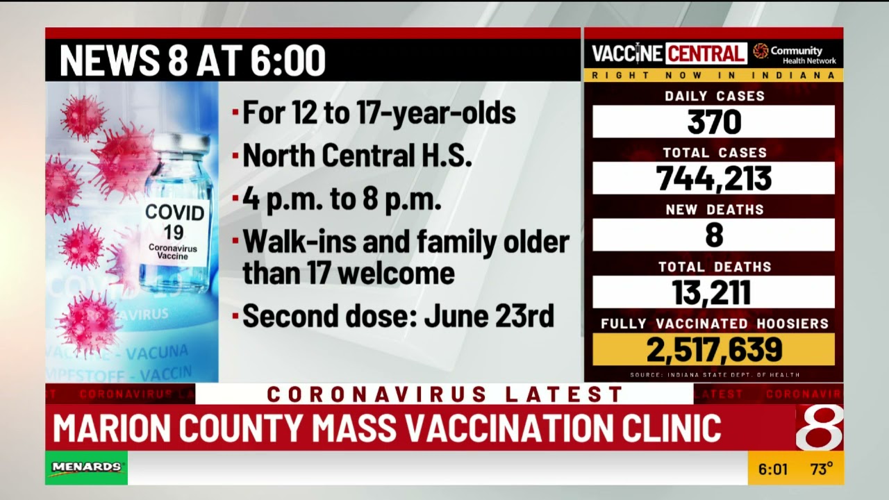 Marion County hosts mass vaccination clinics for kids